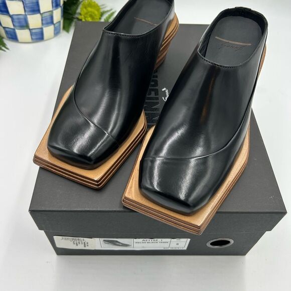 Women’s Sunni Sunni stacked heel mule size 6, made in Portugal - Picture 9 of 9